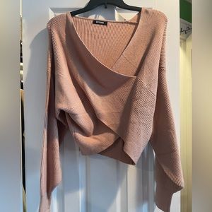 Cropped sweater size small